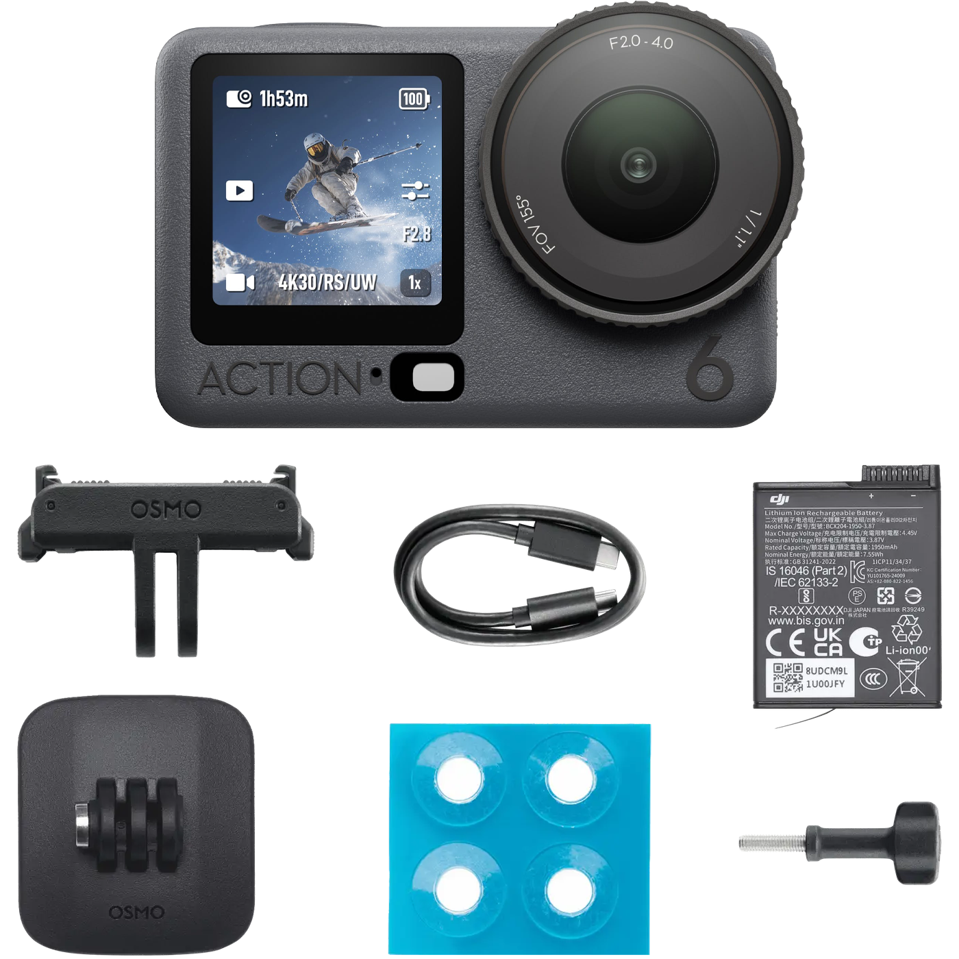 Kamera sportowa DJI Osmo Action 6 Standard Combo