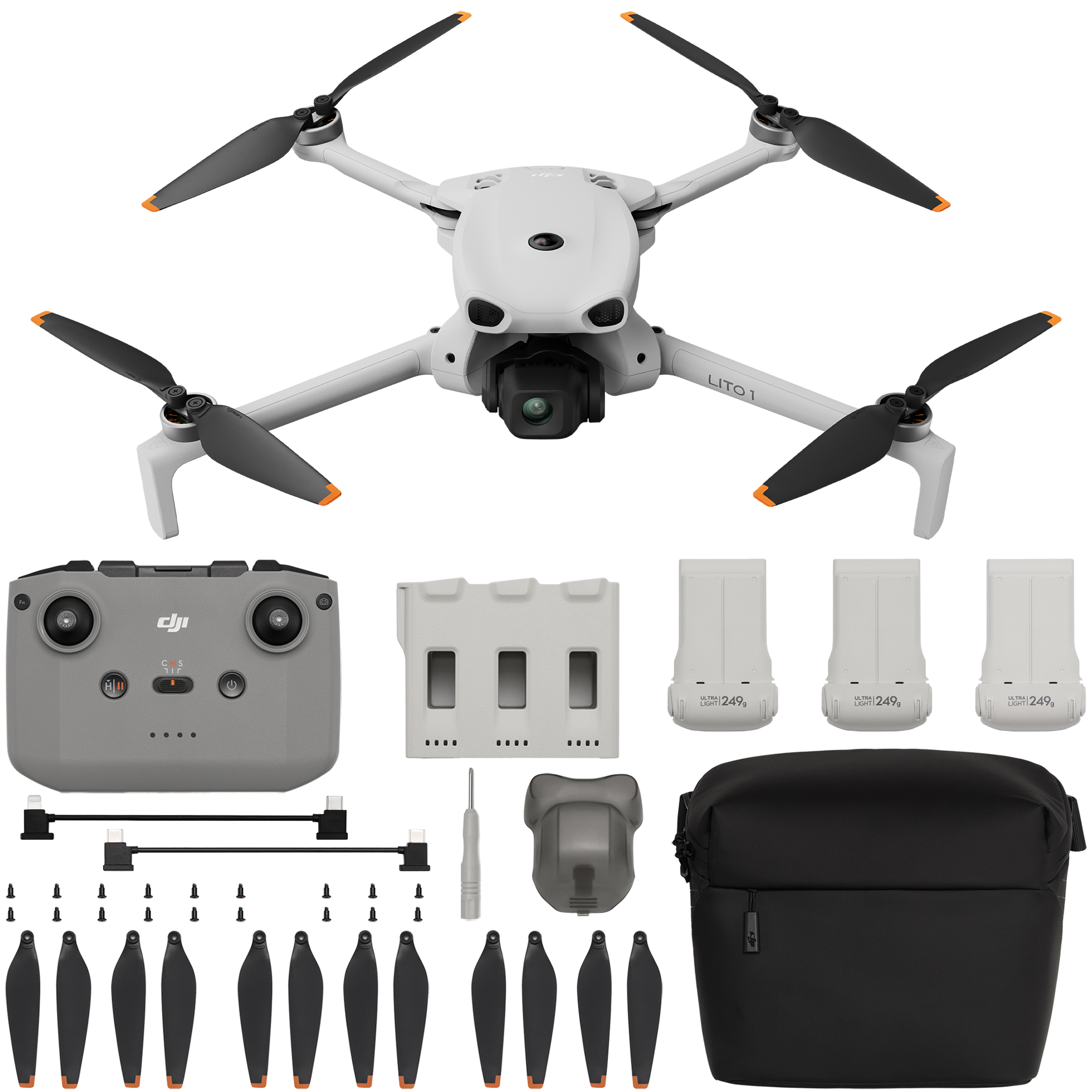 Dron DJI LITO 1 Fly More Combo (DJI RC-N3)